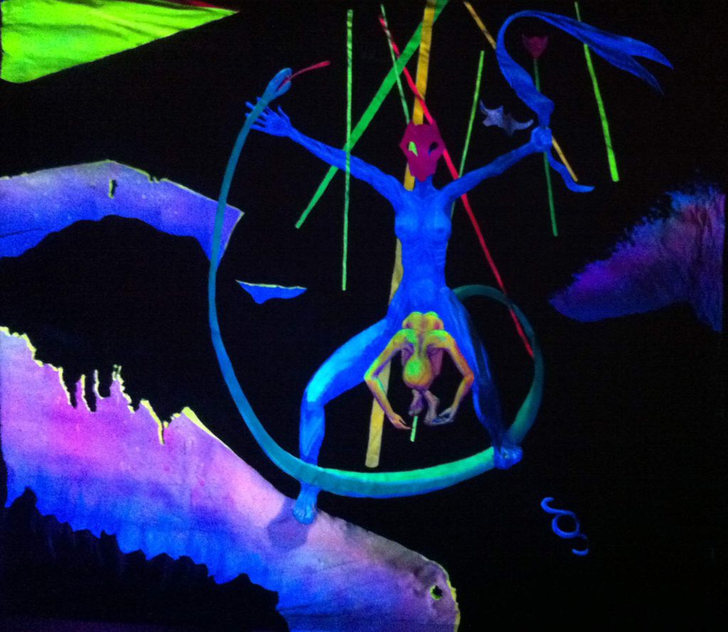 uv art by cornelia es said: magic universe