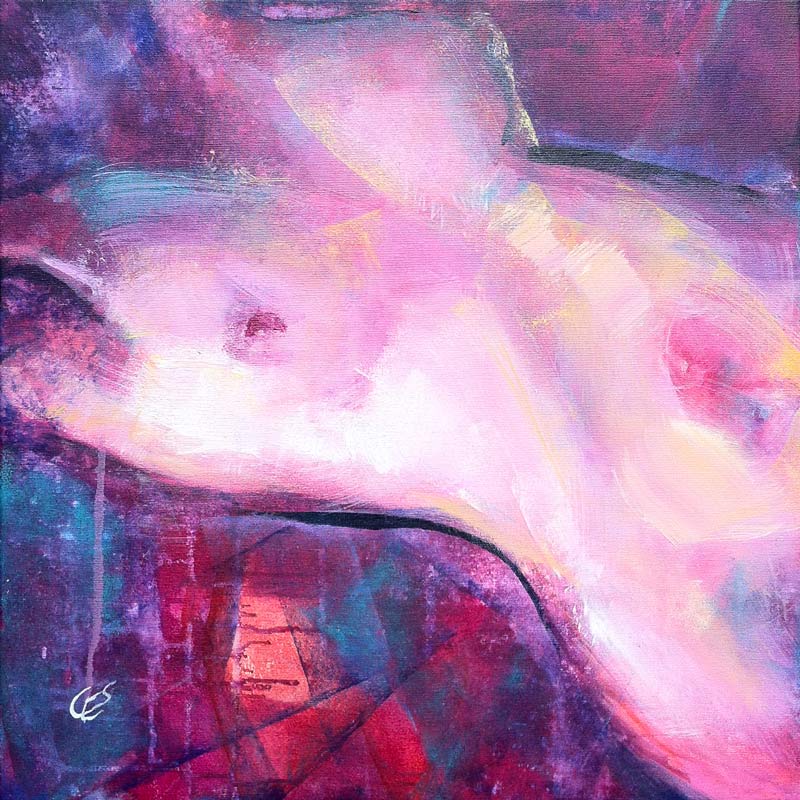 KrautART auf dem Viva Victoria Kunstmarkt in Berlin 1 selfie-III-abstract-nude-painting-cornelia-es-said_web
