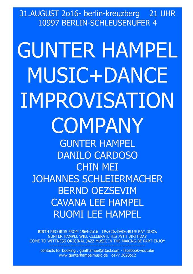 Gunter Hampel Free Jazz Celebration 2016