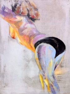 Aphrodite's buns nude contemporary art by cornelia es said