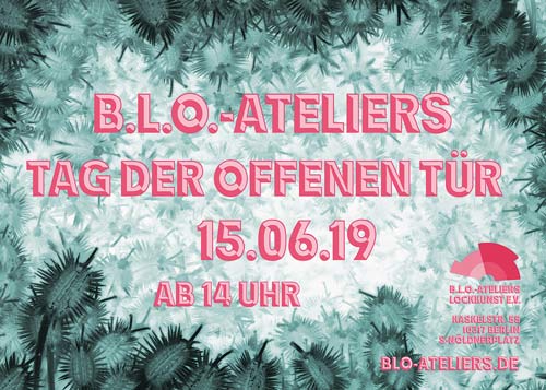 Tag der offenen Tür in den BLO-Ateliers (Postkarte)