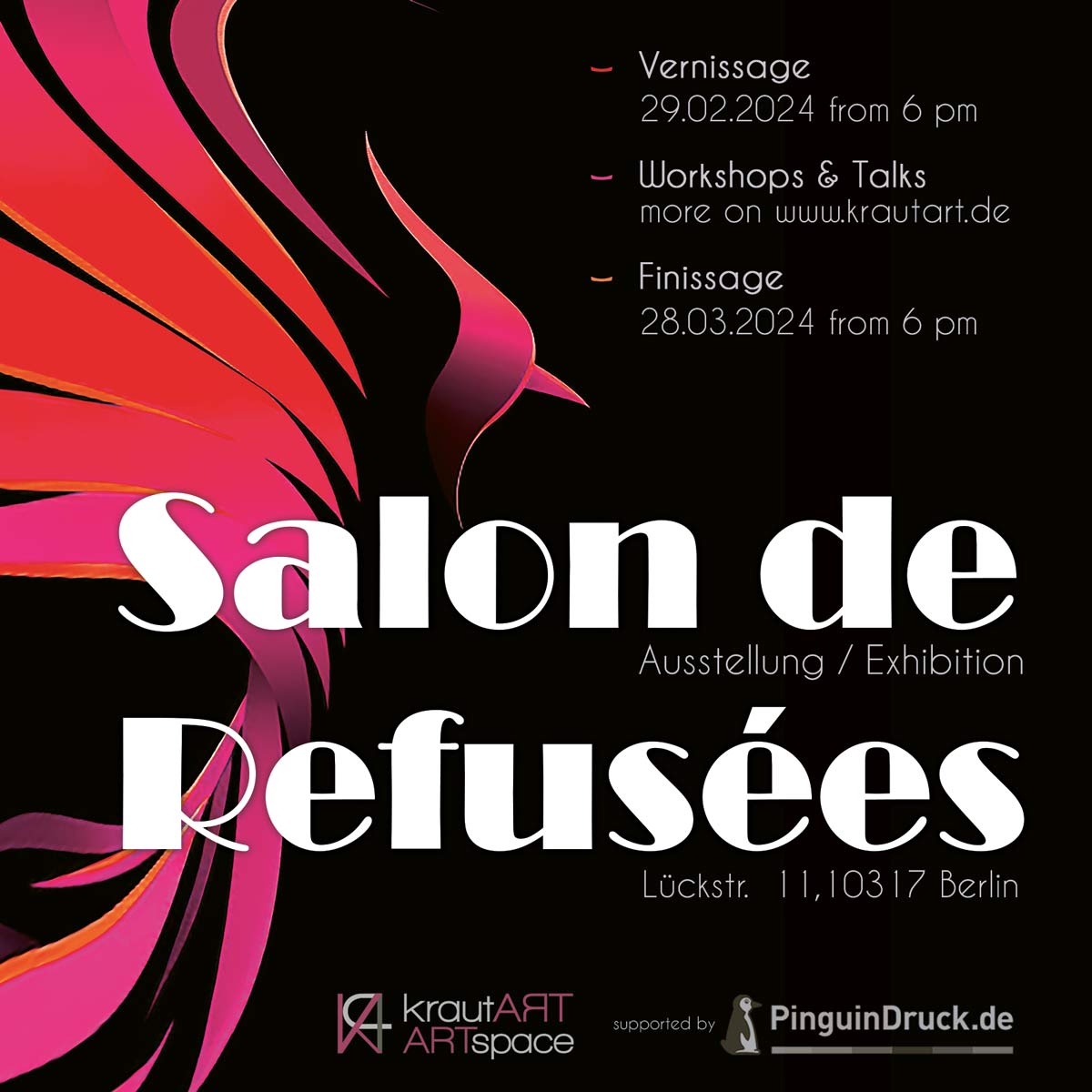 Salon de Refusées - digital poster (square)